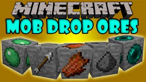 Mob Drop Ores Mod For Minecraft 189181710 Minecraftsix