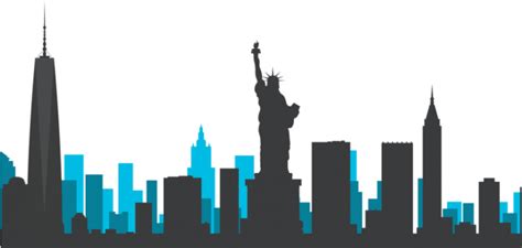 New York Skyline Tower Png Clipart Png Mart