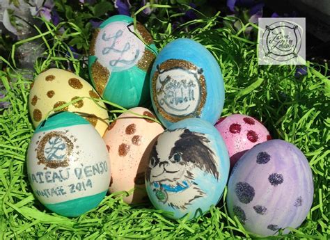 Hand Painted Easter Eggs By Laura Lobdell Including An Egg Portrait Of