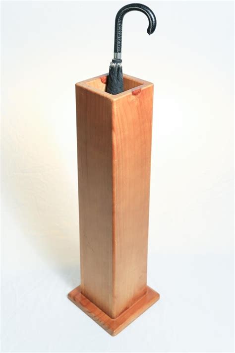 Wooden Umbrella Stand And Walking Cane Holder