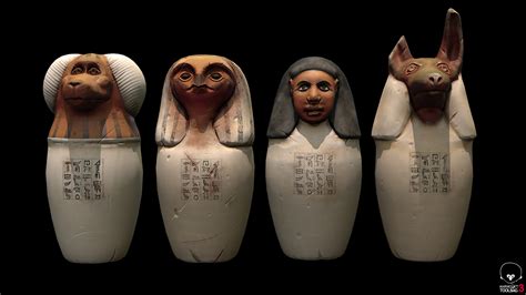 arın arıcı canopic jars from ancient egypt