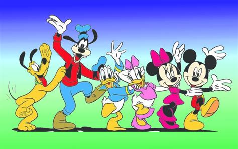 Daisy Cartoon Backgrounds Pluto Mickey Desktop Disney P