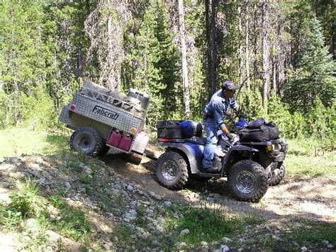 Fabcraft Atv Trailer For Camping And Hunting Atvutv Camping And