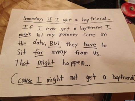 Cute Kid Note Of The Day If I Get A Babefriend HuffPost