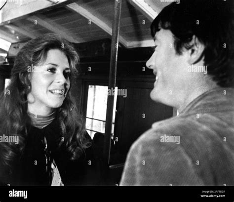 Lindsay Wagner Peter Fonda On Set Of The Film Two People