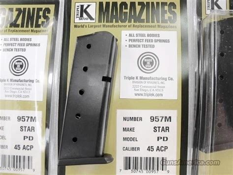 Star Pd 45 Acp 6 Shot Magazine 45 For Sale At