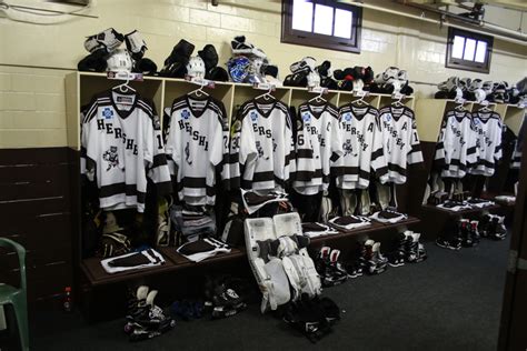 Did star trek people transport her there from the locker room? A peek into the Hershey Bears Hersheypark Stadium locker room