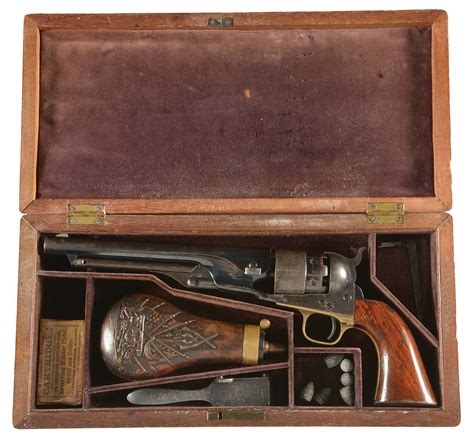 Lot Detail A Exceptional Cased Model 1860 Colt Army Revolver