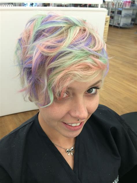Cotton Candy Hair Done With Pravana Pastels By Yours Truly Cotton