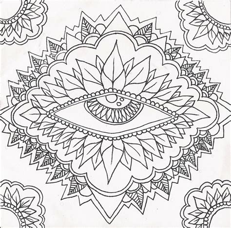 Psychedelic Coloring Pages Print at GetColorings.com | Free printable