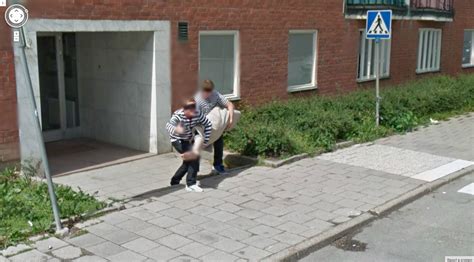 Google maps are a useful tool, but they're also a fun game. Two guys carrying a corpse caught on Google Street View ...