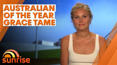 2021 Australian Of The Year Grace Tame Sexual Assault Victim Advocate 7news Youtube