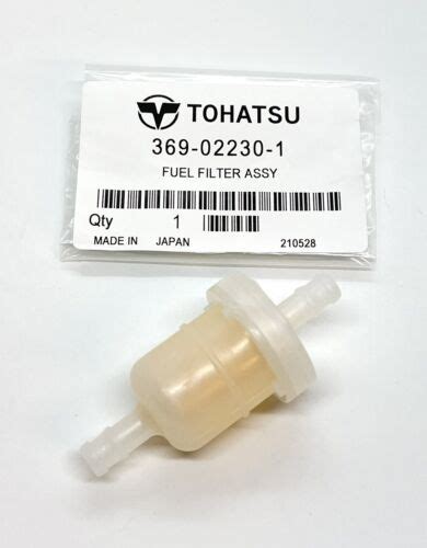 Genuine Tohatsu 4 30hp Outboard Fuel Filter 369 02230 1 Mercury 35