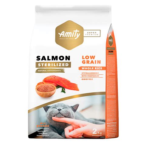 Amity Super Premium Low Grain Salmon Cats Sterilized Orniex