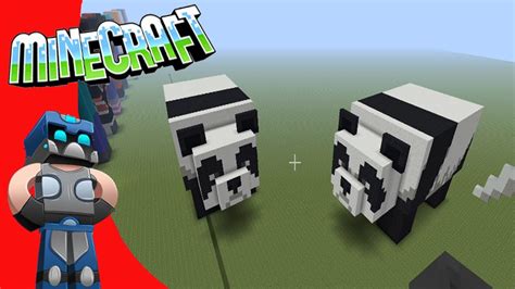 Panda Pixel Art Minecraft Tutorial Como Hacer Un Panda De Minecraft