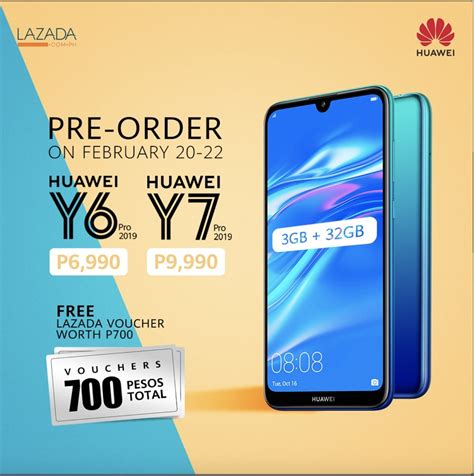 Una comparación entre el huawei y7 pro (2019) y el huawei p smart 2020 con comentarios y votos de la comunidad, para que puedas conocer a fondo tu futuro smartphone. Huawei Y6 Pro 2019 & Y7 Pro 2019 Pre-order Announced - Jam ...