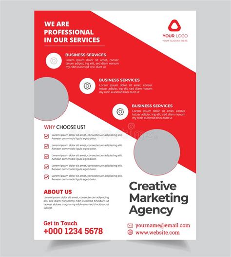 Creative Flyer Brochure Design Corporate Business Flyer Size A4