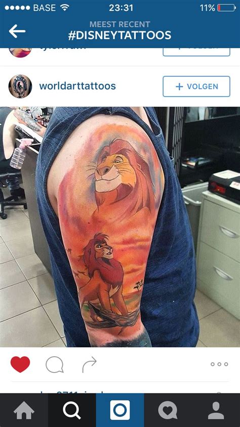 Gorgeous Lion King Tattoo Disney Tattoos Lion King Tattoo Disney