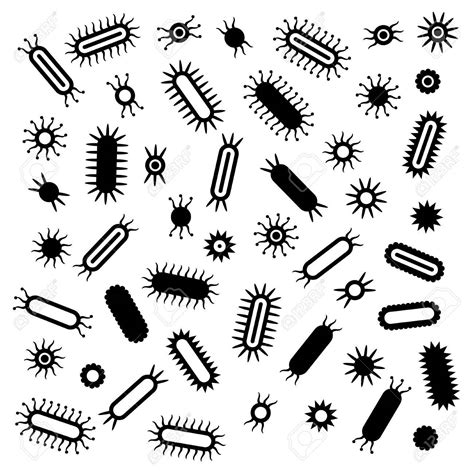Bacteria Clipart Black And White 20 Free Cliparts Download Images On