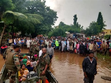 Rescue Operations Underway In Flood Hit Areas Of Karnataka