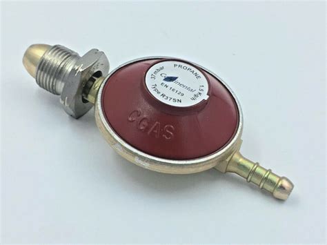 LPG Propane Gas 37 Mbar Low Pressure Red Regulator Boiling Ring Camping