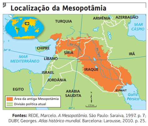 blog de geografia mapa localização da mesopotâmia