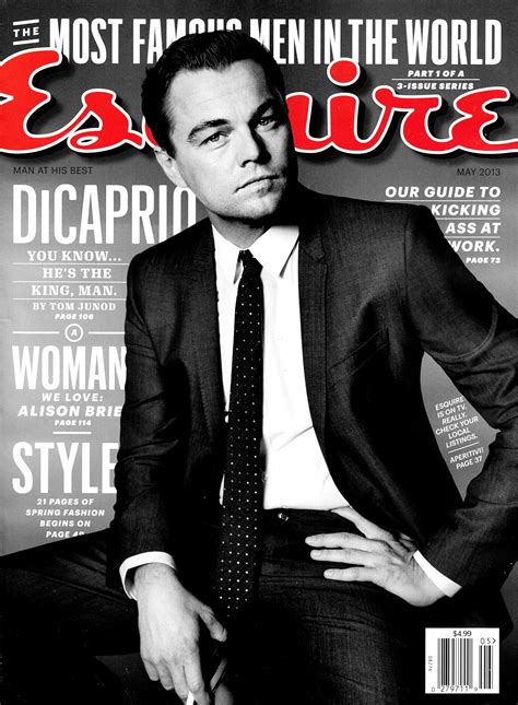 Leonardo Dicaprio Freshens Up For The Cover Of Esquire The Fashionisto