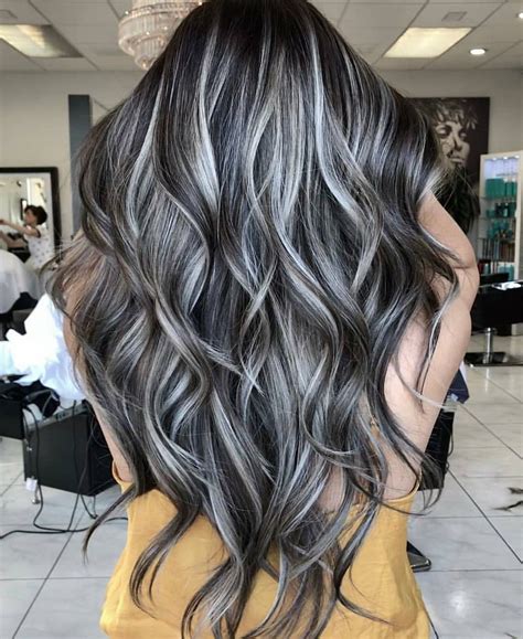 Pin By D Hutch On Style Silver Hair Color Gray Hair Highlights