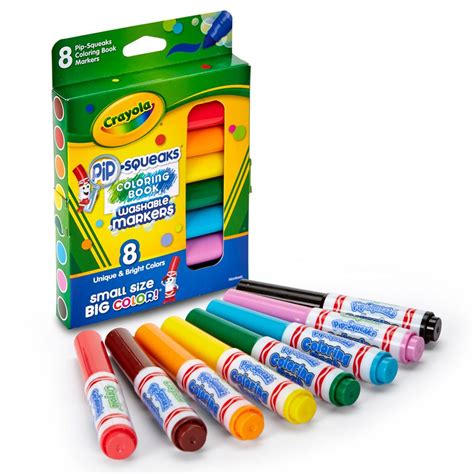 Crayola Pip Squeaks Washable Markers 58 8704 Toys And Games