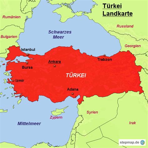Günstig nach türkei telefonieren ist einfach. Karte Türkei Europa | Kleve Landkarte