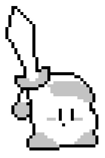 Sword Kirby Sprite Base By Kirbyman73 On Deviantart