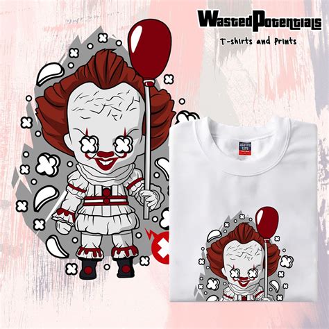 Pennywise Horror It Unisex Printed Tee High Quality Trending T Shirt Avenger For Men And