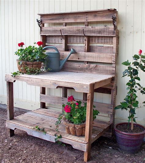 Best Potting Bench Ideas To Beautify Your Garden Pallet Potting My