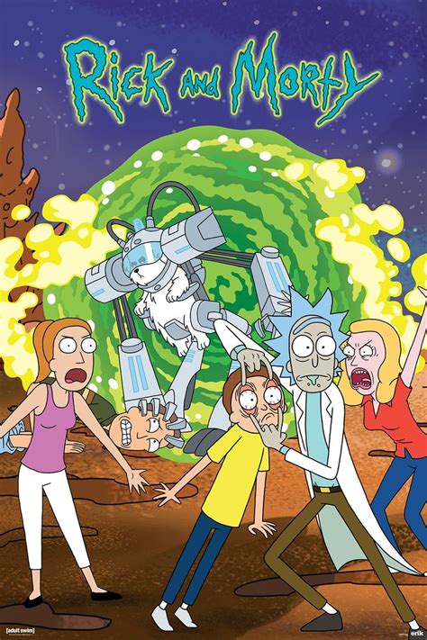Rick And Morty Poster Portal Rick Und Morty Poster Ausdrucken