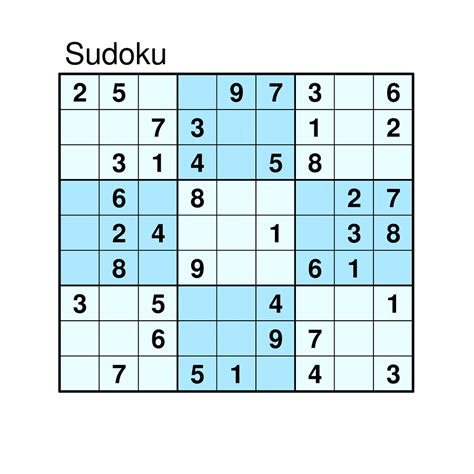 Daily Sudoku Print Out The Daily Sudoku From Very Easy To Very Hard