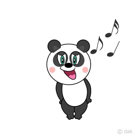 Dancing Panda Character Cartoon Free Png Image｜illustoon