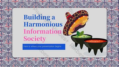 Build A Harmonious Society Building Information Folk Template