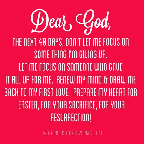 Use these best easter prayers at easter dinner or anytime throughout the day. A Lenten (Lent) prayer... May we focus on the ONE & not ...