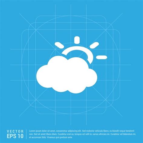 Sky Clouds Sun Vector Hd Images Sun Cloud Icon Cloud Icons Sun Icons