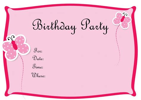 free online birthday invitation templates ~ addictionary