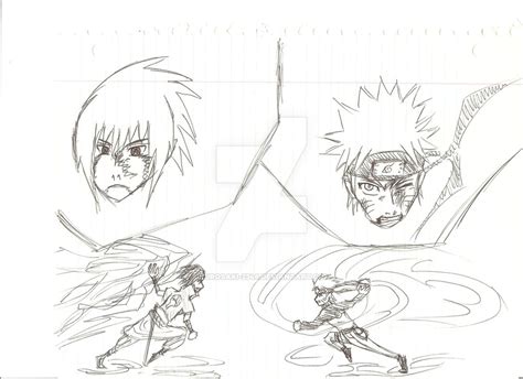 Naruto And Sasuke Drawing At Getdrawings Free Download