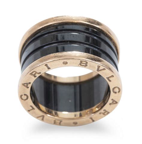 A style recognizable the world you are now signed up to the bvlgari newsletter. A gold and black enamel ring by Bvlgari, from the B.Zero1 ...