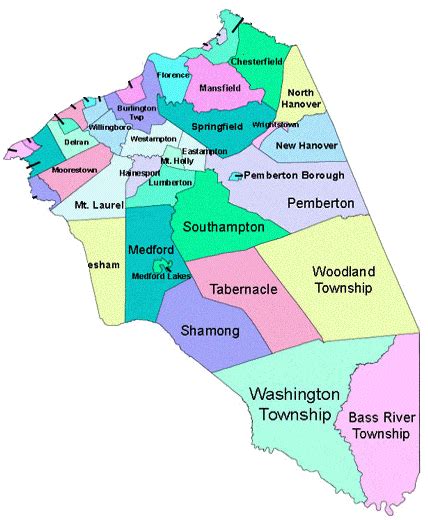 Burlington County Municipalities Map Nj Italian Heritage Commission