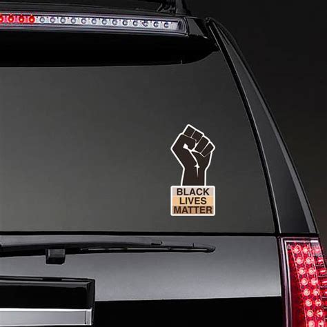 Black Lives Matter Fist Icon Sticker