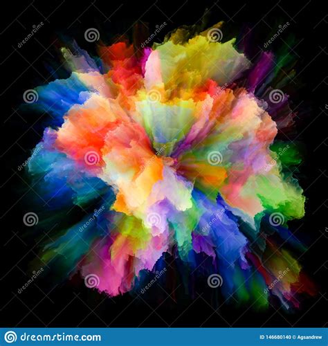 Vivid Color Splash Explosion Stock Photo Image Of Color Cloud 146680140