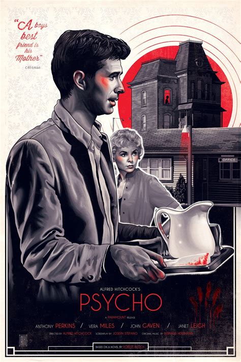 Psycho Original Film Poster Posterspy Cinema Posters Horror