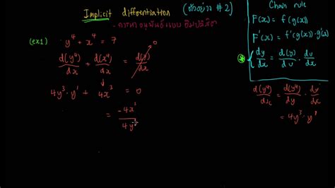 Implicit Differentiation Example