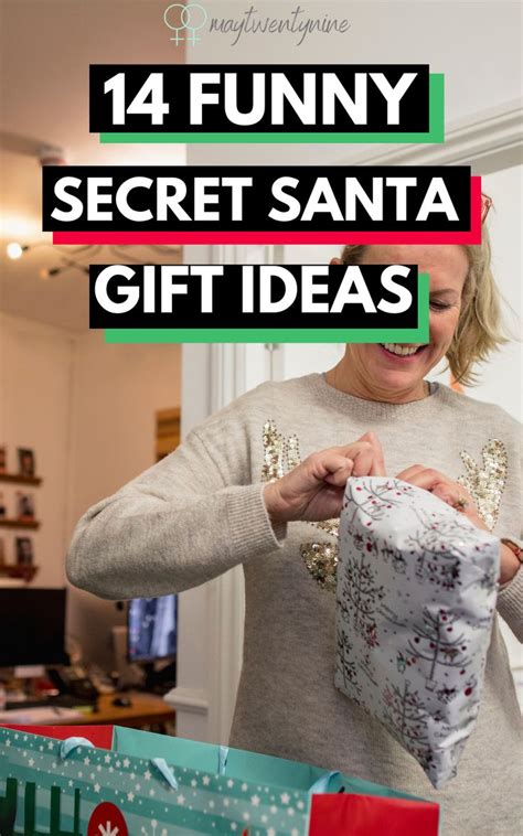14 Funny Secret Santa Gift Ideas Funny Secret Santa Gifts Santa