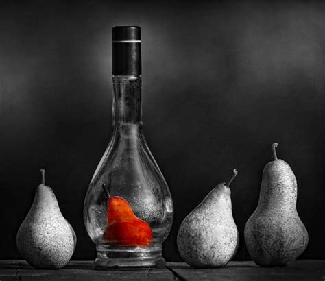 Still Life Black And White Photography With Color Black And White