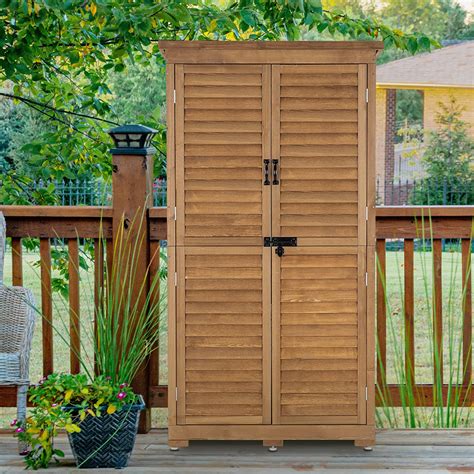 Buy Mcombo Outdoor Storage Cabinet Garden Storage Shed Outside